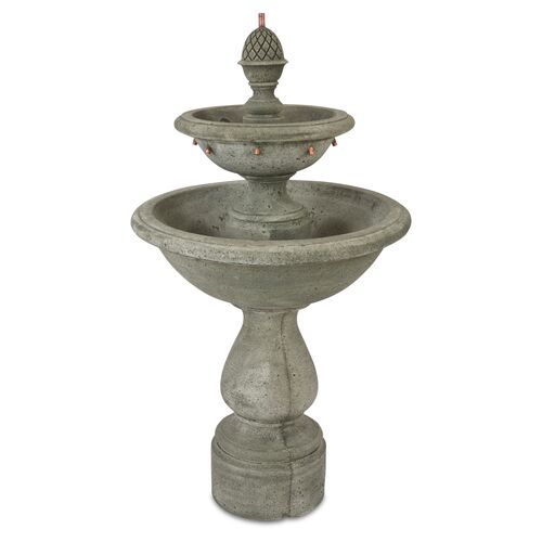 52" Charente Fountain, Distressed Gray~P77335562