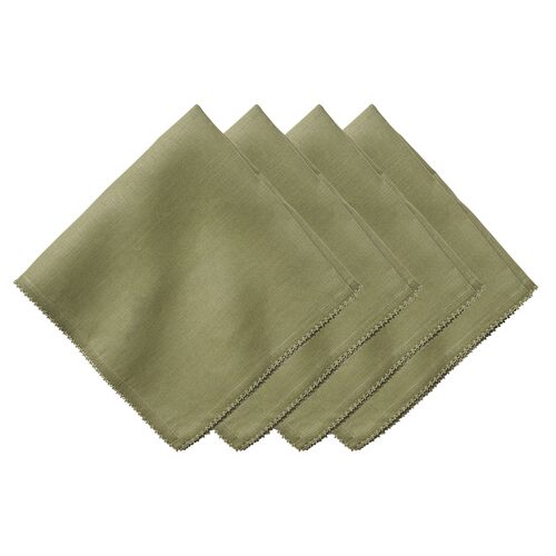 S/4 Berry Scallop Napkins S/4 Berry Scallop Napkins