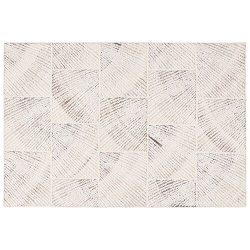 Harvey Hand Tufted Rug, Ivory/Brown