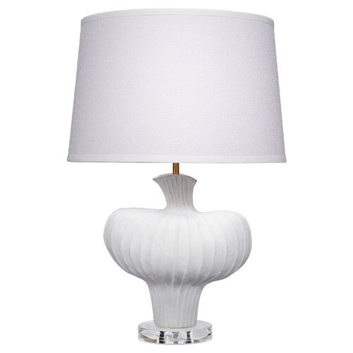 Colette Ceramic Table Lamp, White