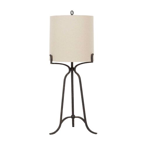 Elena Iron Table Lamp, Antique Bronze