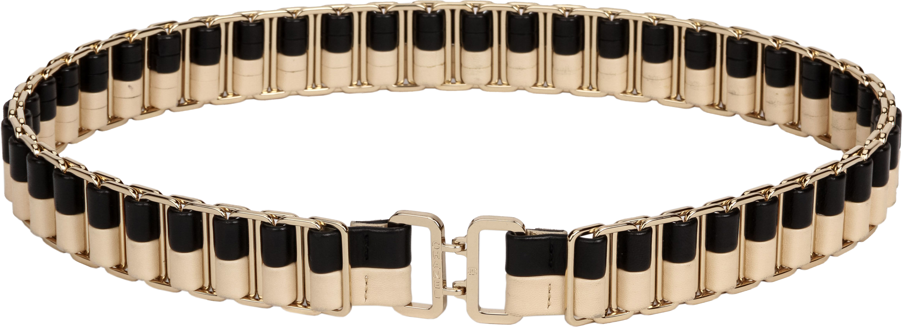 Chanel Cruise 2005 black and beige belt~P77634315