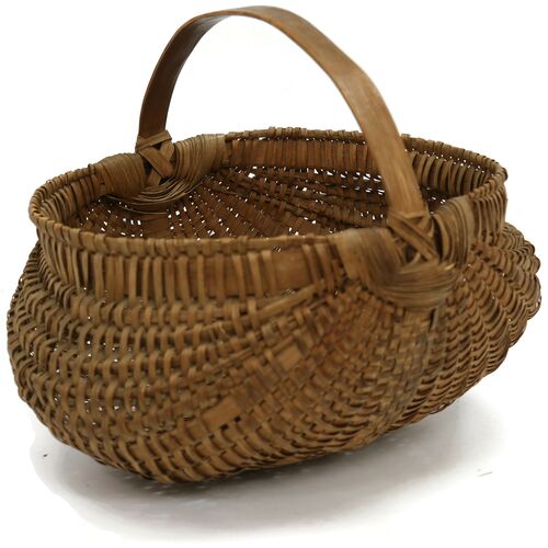 Handmade New England Indigenous Basket~P77604488