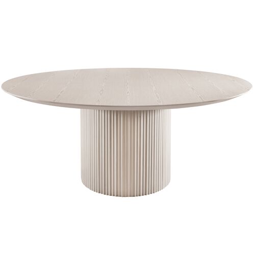 Julio 71" Round Fluted Dining Table