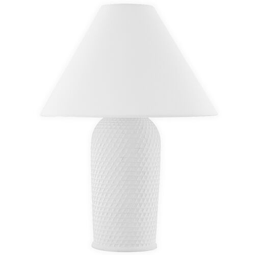 Susie Table Lamp, Creamy White