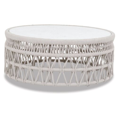 Farah Outdoor Coffee Table, Flax Rope~P77567543