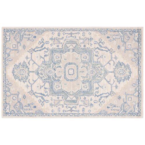 Lauren Ralph Lauren, Percy Rug, Ivory/Blue