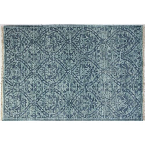 Imani Hand-Knotted Rug, Teal~P77284139