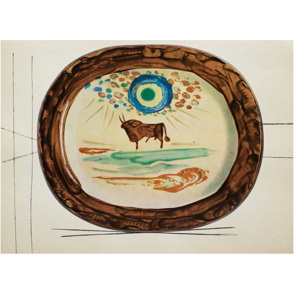 1955 Picasso, Print of Ceramic Plate N15~P77660540
