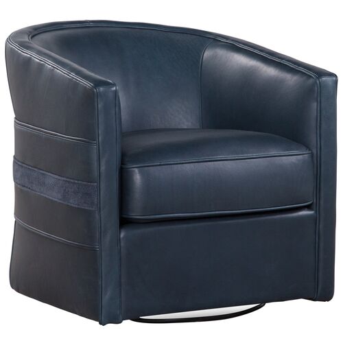 Parkhurst Leather Swivel Chair