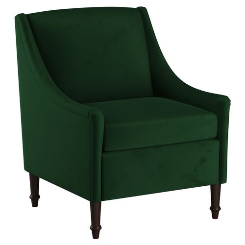 Holmes Velvet Accent Chair~P77393415