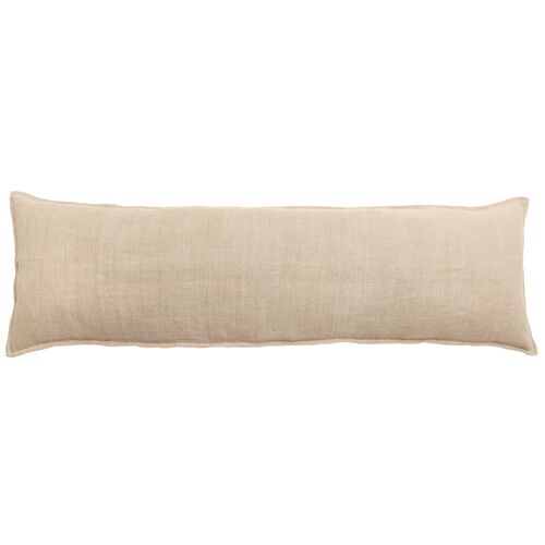 Montauk 18x60 Body Pillow, Natural Linen~P77346812