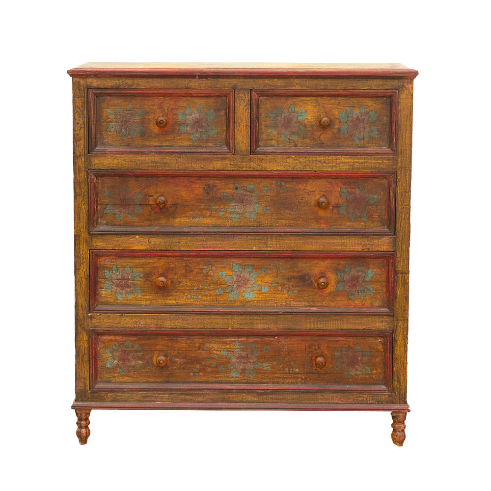 Marigold Vintage Indian Chest of Drawers~P77738465