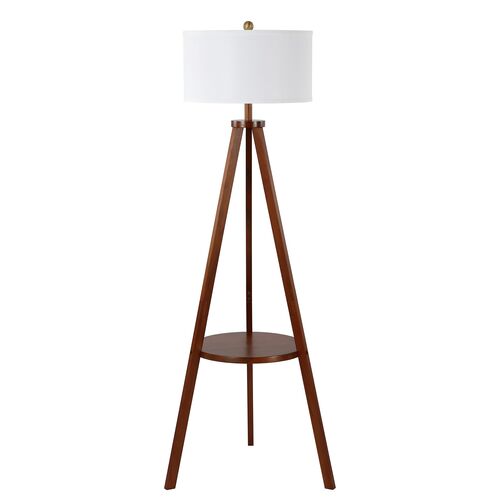 Norma Floor Lamp, Walnut