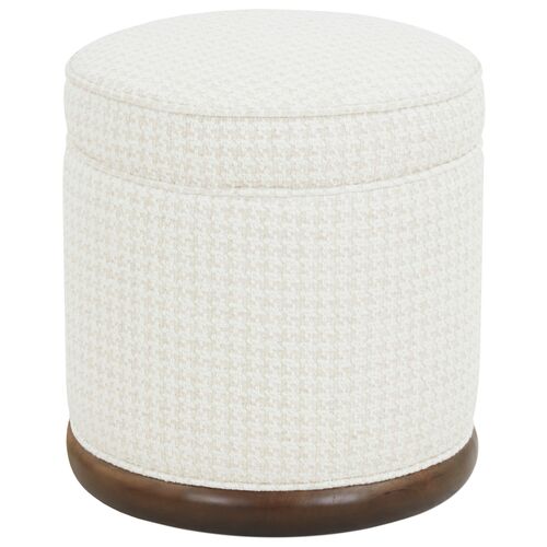 Cyrillus Round Boucle Ottoman