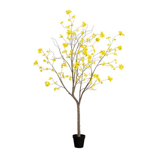 8ft Faux Bellflower Tree