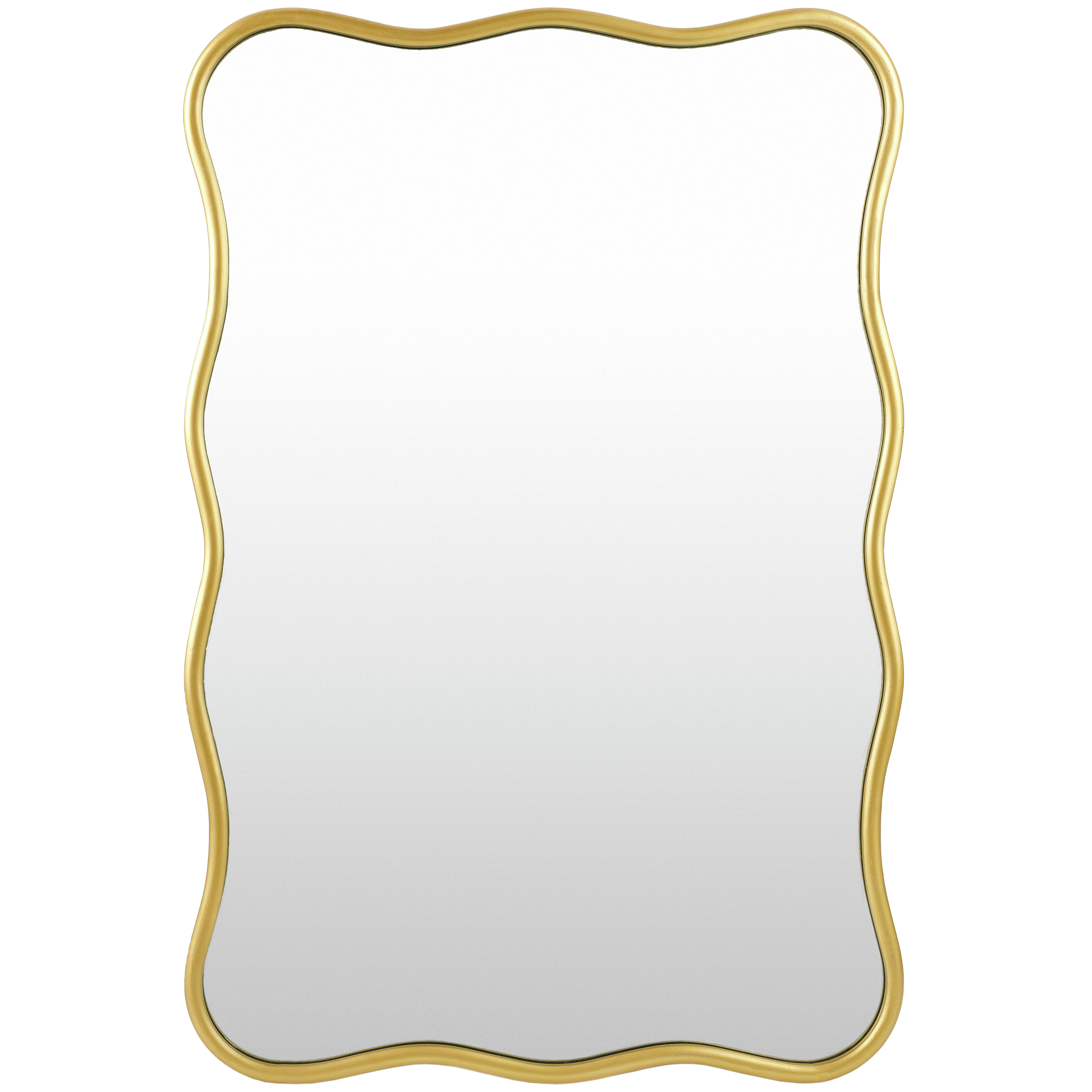 Marleen Wavy Wall Mirror, Gold