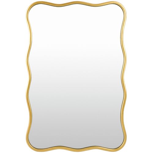 Marleen Wavy Wall Mirror, Gold