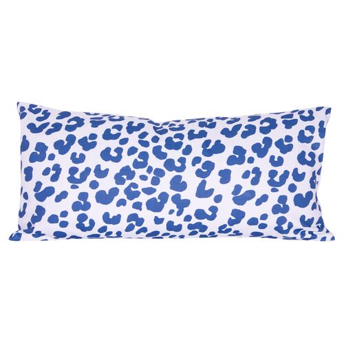 Leopard Spot 12x24 Lumbar Pillow, Navy~P77240480