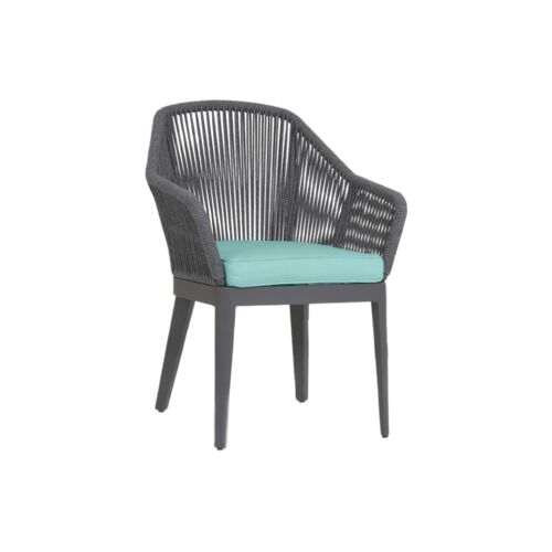 Amira Outdoor Aluminum/Rope Dining Chair Amira Outdoor Aluminum/Rope Dining Chair