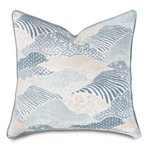 Abstract Pillow, Blue~P77597006
