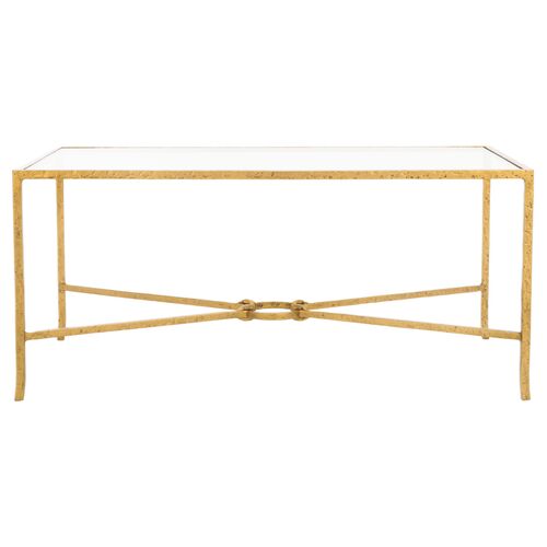 Novanan Rectangle Glass Top Coffee Table