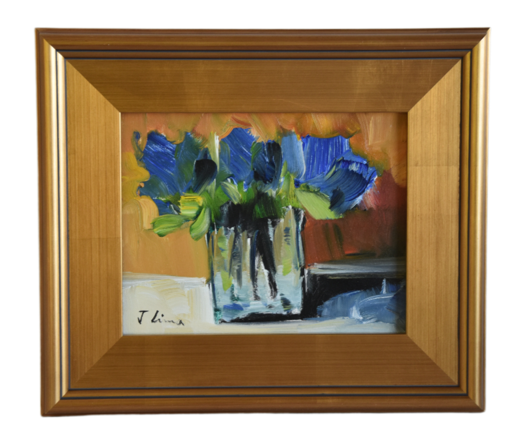 Blue Bouquet of Flowers Oil Painting~P77729648