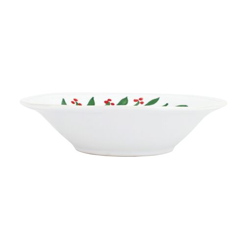 Aria Holiday Cereal Bowl, Green/White