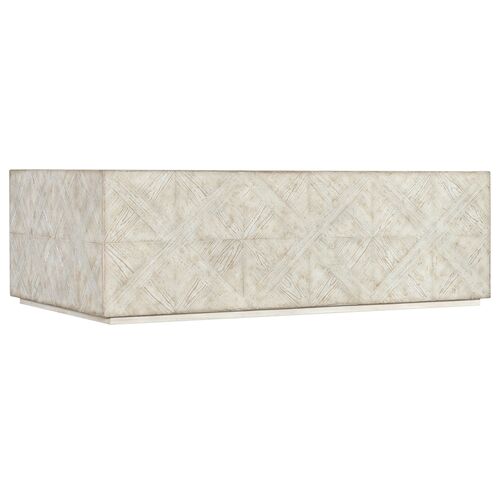 Commerce & Market Block Buster Cocktail Table, Ivory