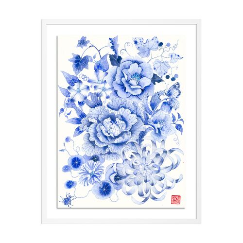 Gabby Malpas Blue Floral 2