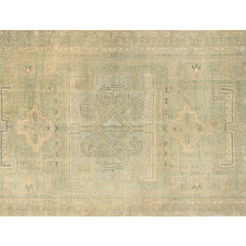 Kouang Baleko Hand-Knotted Rug, Sage