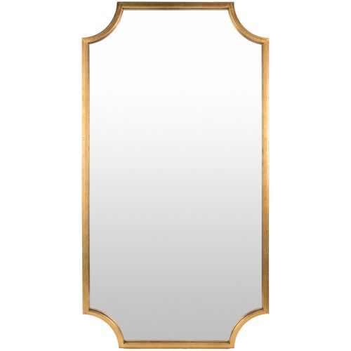 Kelly Floor Mirror, Gold~P77582929