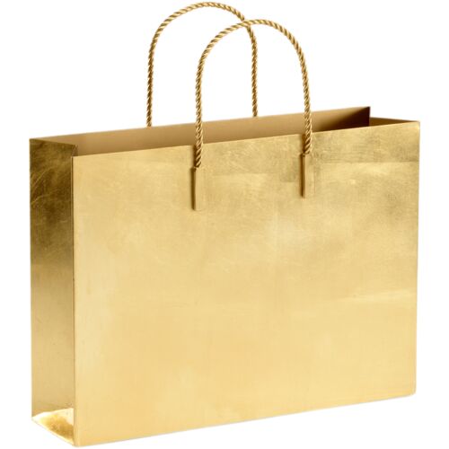Gold Chic Tote Magazine Rack