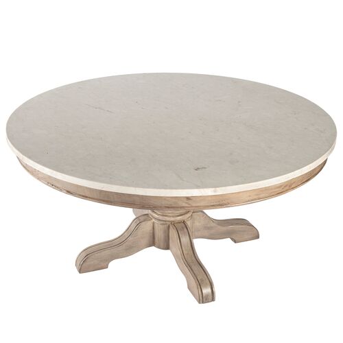 Liam Round Marble Top Coffee Table