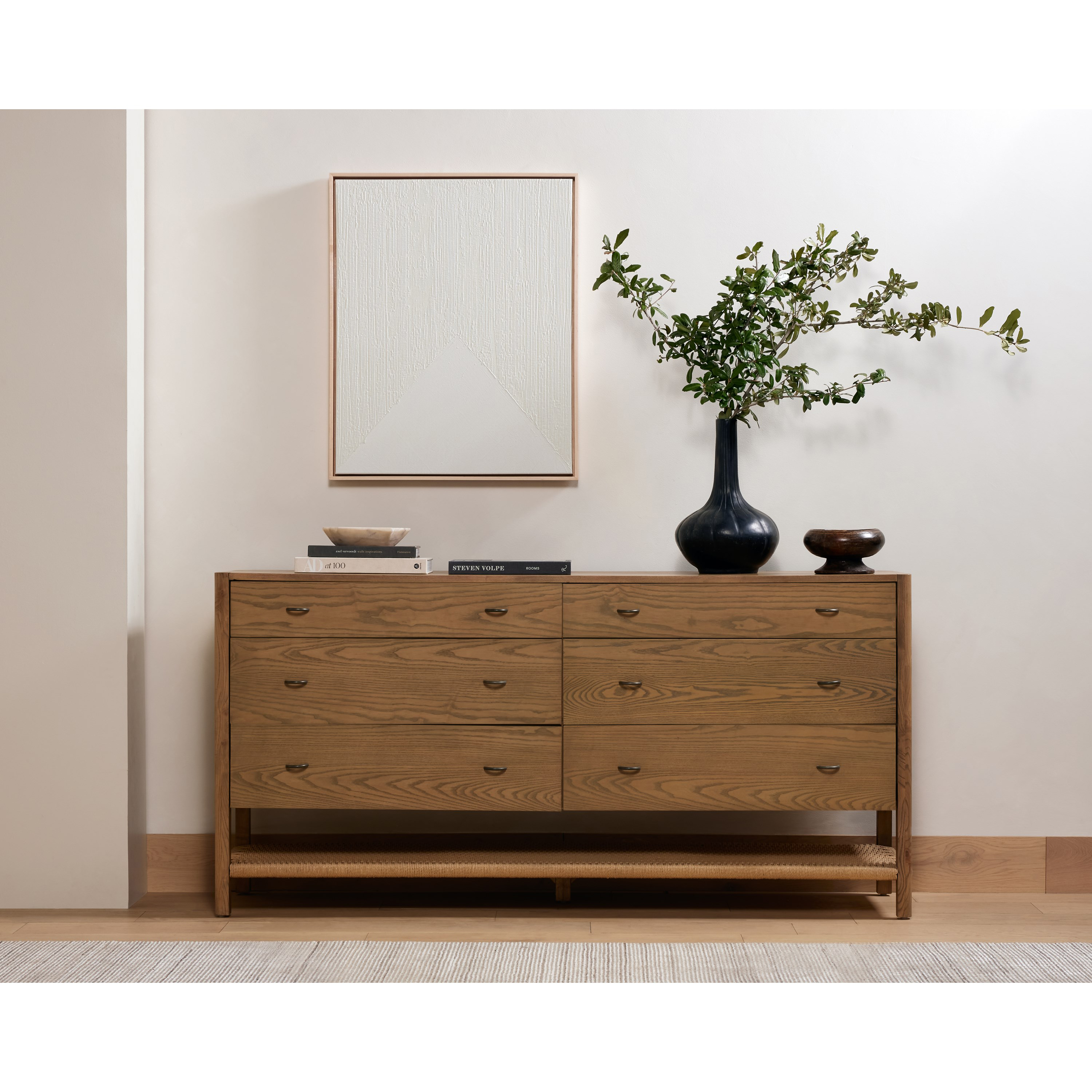 Holly 6-Drawer Dresser, Dune Ash Natural | One Kings Lane Holly 6-Drawer Dresser, Dune Ash Natural | One Kings Lane