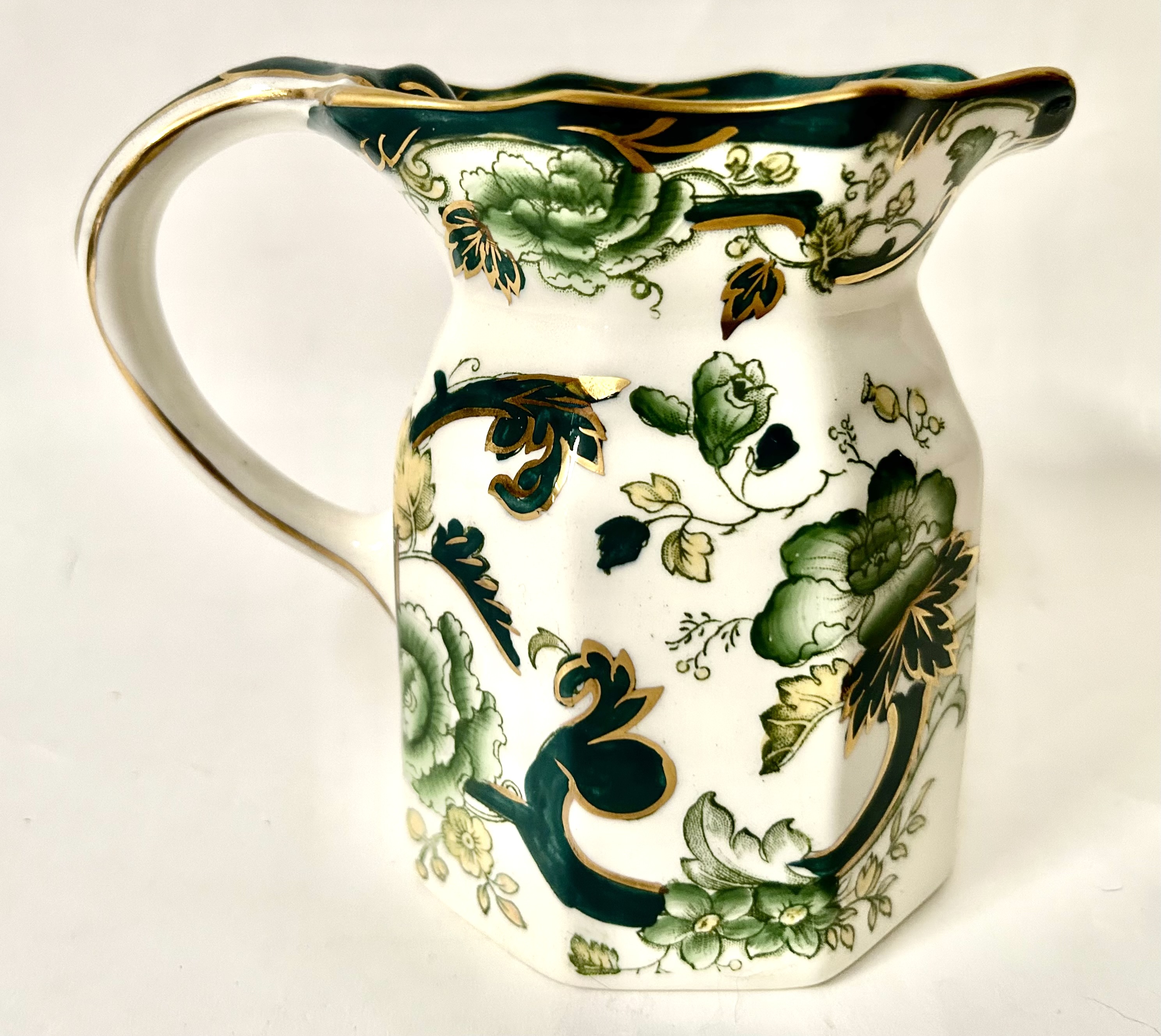 Mason's England Ironstone Chartreuse Jug~P77736704