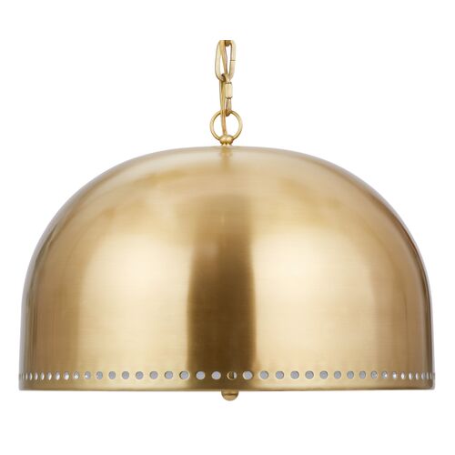 Theo Dome 18" Pendant, Polished Brass~P77570801