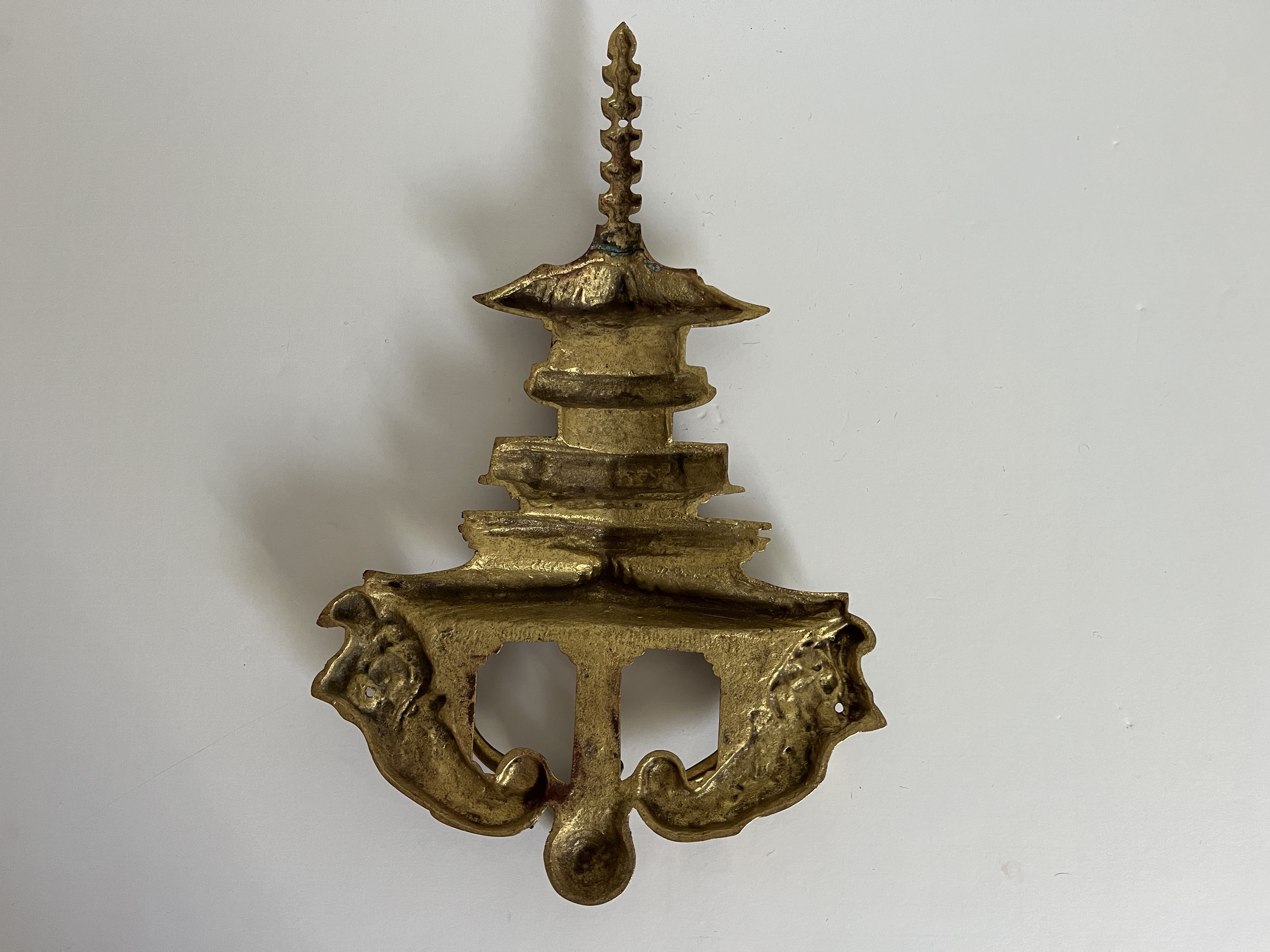 Chinoiserie Pagoda Door Knocker~P77690567