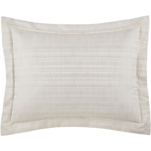 Biagio Jacquard Sham, Pearl
