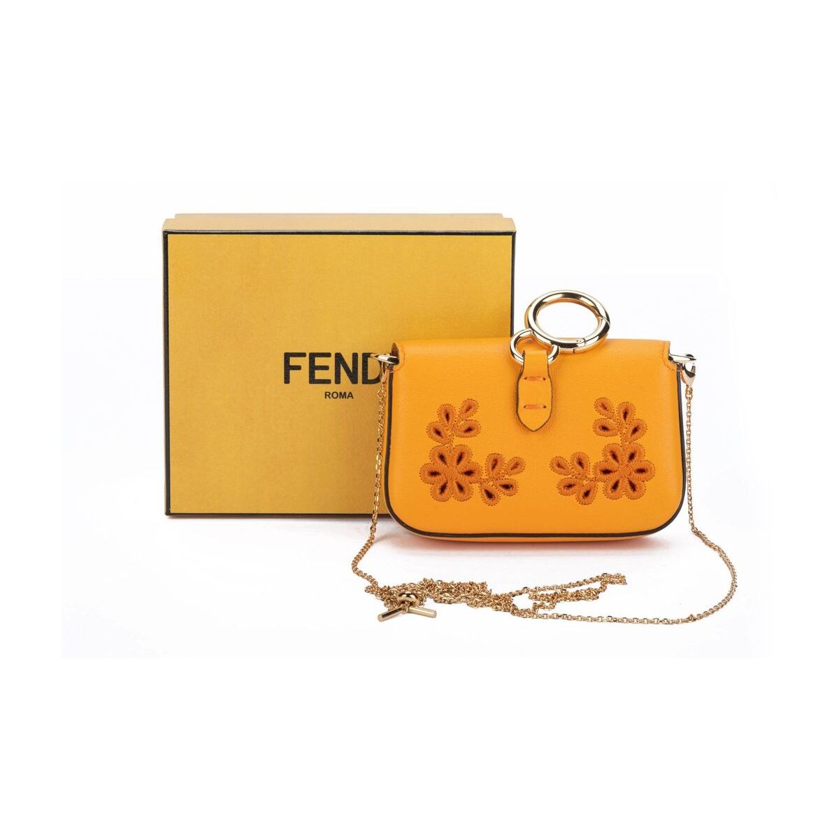 Fendi Baguette Nano Bag Charm Red - Vintage Lux