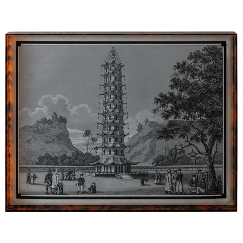 Porcelain Pagoda Print, 20" x 26"