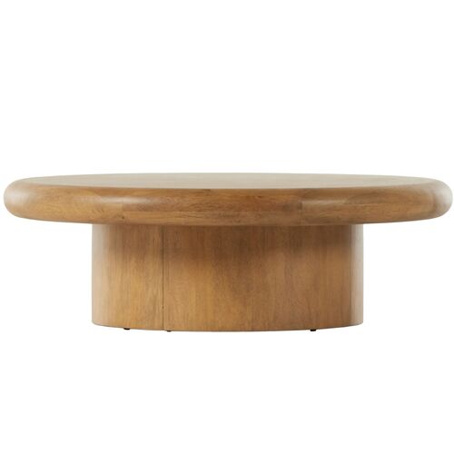 Carla Large Coffee Table, Burnished Parawood