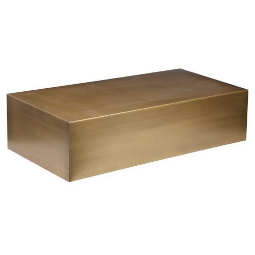 Spencer Coffee Table, Brushed Brass~P77073397