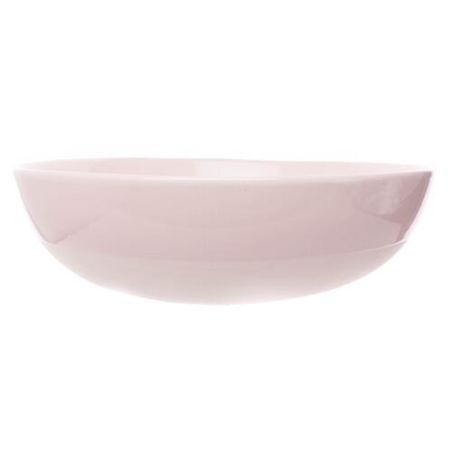 Shell Bisque Round Serving Bowl, Soft Pink~P77452544