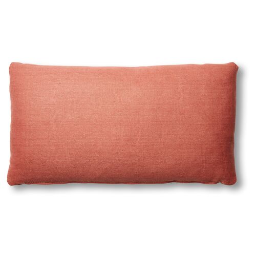 Ada Long Lumbar Pillow, Rose Linen~P77483435