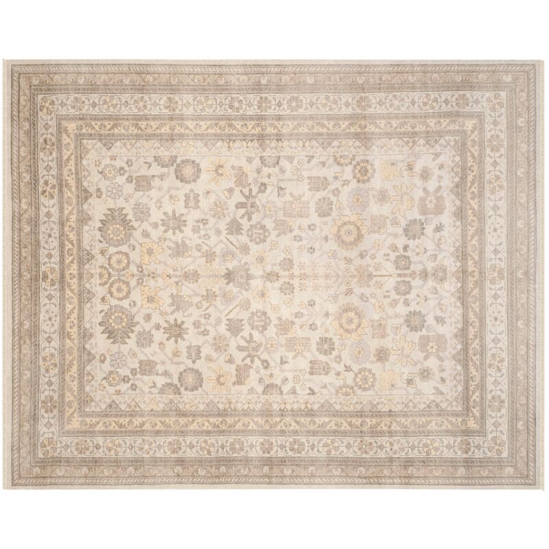 Laura Hand-Knotted Rug, Ivory