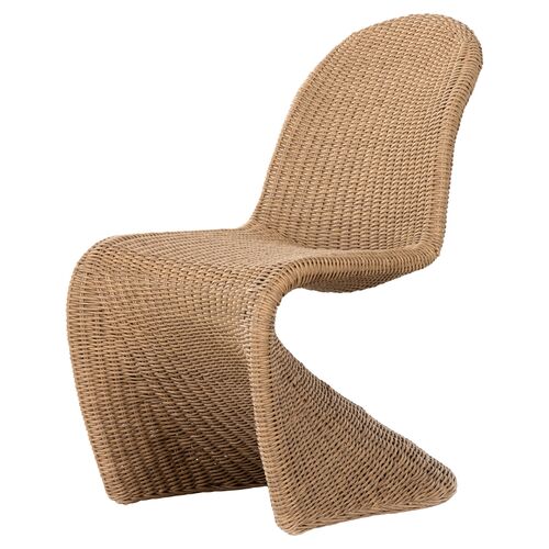 Paulina Outdoor Dining Chair, Vintage Natural~P77628157