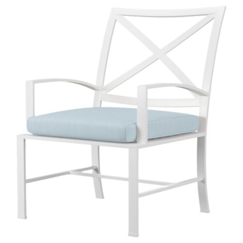 Galtier Outdoor Aluminum Dining Chair