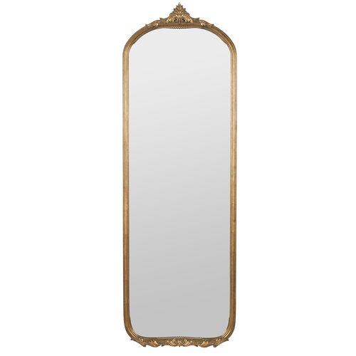Verdanza Floor Mirror, Antique Gold