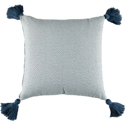Trixie Outdoor Pillow, Chambray Dots~P77651668